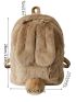 Rabbit Design Fuzzy Novelty Bag