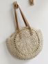 Hollow Out Straw Bag