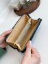 Geometric Embossed Long Wallet