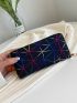 Geometric Pattern Long Wallet