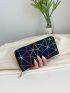 Geometric Pattern Long Wallet