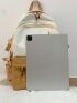 Men Two Tone Letter Patch Decor Casual Daypack