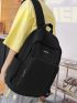 Men Letter Graphic Casual Daypack