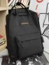Men Letter Graphic Casual Daypack
