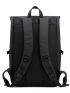 Men Letter Patch Decor Casual Daypack Business Travel Backpack Large Capacity Lightweight Backpack Student Laptop Bag