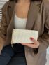 Geometric Embossed Long Wallet