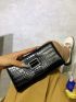 Crocodile Embossed Long Wallet