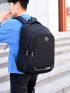 Men Letter Graphic Backpack