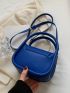 Mini Heart Embossed Flap Square Bag