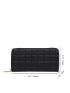 Quilted Detail Long Wallet