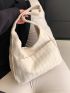 Plaid Pattern Hobo Bag