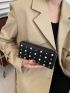 Faux Pearl Decor Long Wallet