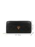 Embossed Metal Decor Long Wallet