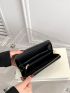 Embossed Metal Decor Long Wallet