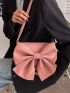 Bow Decor Novelty Bag
