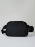 Minimalist Fanny Pack Outdoor Sports Belt Bag, Simple Nylon Chest Purse, Travel Running Fanny Pack For Women & Men
