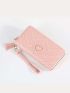 Tassel Decor Quilted Pattern Long Wallet