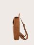 Men Minimalist Flap Backpack