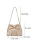 Bow Decor Shoulder Bag