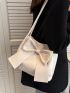 Bow Decor Shoulder Bag