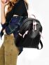 Litchi Embossed Functional Backpack