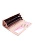 Letter Print Detail Long Wallet