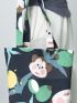 Fruit Graphic Shopper Bag