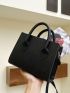 Mini Glitter Double Handle Square Bag
