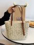 Minimalist Straw Bag
