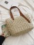 Minimalist Straw Bag