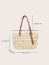 Minimalist Straw Bag