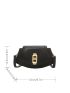 Contrast Binding Twist Lock Saddle Bag
