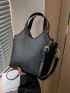 Mini Litchi Embossed Square Bag