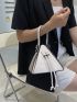 Mini Floral Embossed Drawstring Design Novelty Bag
