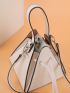 Mini Floral Embossed Drawstring Design Novelty Bag