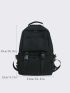 Release Buckle Decor Laptop Backpack