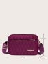 Small Square Bag Quilted Adjustable Strap For Daily