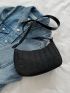 Chain Decor Hobo Bag
