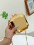 Mini Metallic Chain Box Bag