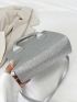 Mini Glitter Double Handle Square Bag