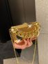 Mini Box Bag Chain Decor