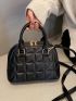 Quilted Double Handle Dome Bag