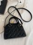 Quilted Double Handle Dome Bag