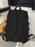 Men Letter Graphic Backpack