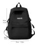 Men Letter Graphic Backpack