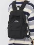 Men Letter Graphic Backpack