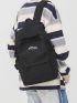 Men Letter Graphic Backpack