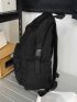 Men Letter Graphic Backpack