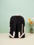 Men Letter Graphic Patch Detail Casual Daypack