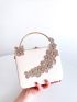 Mini Rhinestone Decor Box Bag